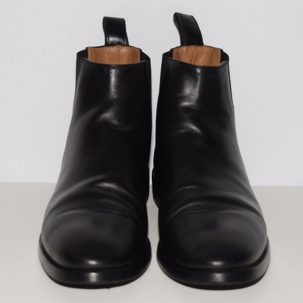 Everlane New Modern Chelsea Black Leather Ankle Boots Size 8 - Picture 5 of 9